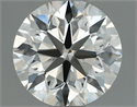 Natural Diamond 0.70 Carats, Round with Excellent Cut, K Color, VS1 Clarity and Certified by IGI