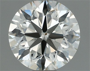 Picture of Natural Diamond 0.70 Carats, Round with Excellent Cut, K Color, VS1 Clarity and Certified by IGI