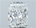 Diamante Natural 2.01 quilates, Radiante , Color E, claridad SI1 y certificado GIA