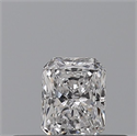 Diamante Natural 0.23 quilates, Radiante , Color D, claridad VVS1 y certificado GIA