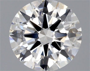 Picture of Natural Diamond 1.00 Carats, Round with Excellent Cut, H Color, SI1 Clarity and Certified by GIA
