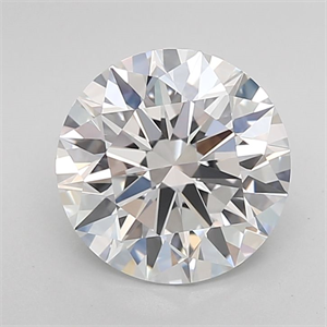 Picture of Lab Grown Diamond 1.05 Carats, Round with Ideal Cut, E Color, VVS2 Clarity and Certified by IGI