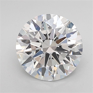 Picture of Lab Grown Diamond 1.06 Carats, Round with Ideal Cut, E Color, VVS2 Clarity and Certified by IGI