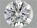 Lab Grown Diamond 1.10 Carats, Round with Ideal Cut, D Color, VVS2 Clarity and Certified by IGI