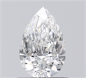 Natural Diamond 0.61 Carats, Pear with  Cut, F Color, VS2 Clarity and Certified by GIA