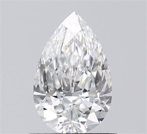 Foto Diamante Natural 0.61 quilates, De pera , Color F, claridad VS2 y certificado GIA de