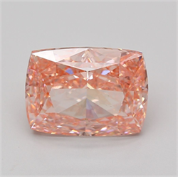 Picture of Lab Grown Diamond 7.03 Carats, CUSHION MODIFIED with  Cut, Fancy Vivid Pink Color, VS1 Clarity and Certified by IGI