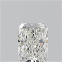 Natural Diamond 0.54 Carats, Radiant with  Cut, I Color, VS2 Clarity and Certified by GIA