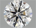 Lab Grown Diamond 1.04 Carats, Round with Excellent Cut, D Color, VS1 Clarity and Certified by IGI