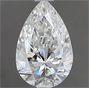 Diamante Natural 0.80 quilates, De pera , Color G, claridad VVS1 y certificado GIA