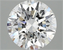 Lab Grown Diamond 3.07 Carats, Round with Excellent Cut, E Color, VS2 Clarity and Certified by IGI