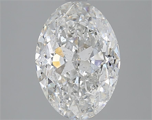 Foto Diamante Natural 3.00 quilates, Ovalado , Color F, claridad SI2 y certificado GIA de