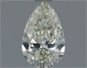 Natural Diamond 0.50 Carats, Pear with  Cut, J Color, VVS1 Clarity and Certified by IGI