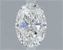 Diamante Natural 0.44 quilates, Ovalado , Color F, claridad VS2 y certificado GIA