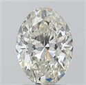 Natural Diamond 1.30 Carats, Oval with  Cut, I Color, VS2 Clarity and Certified by GIA
