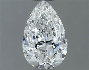 Picture of Natural Diamond 0.50 Carats, Pear with  Cut, G Color, VS1 Clarity and Certified by GIA