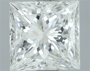 Foto Diamante Natural 1.72 quilates, Princesa , Color H, claridad VVS2 y certificado IGI de