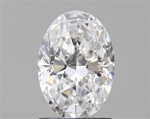 Picture of Natural Diamond 1.30 Carats, Oval with  Cut, D Color, VS2 Clarity and Certified by GIA