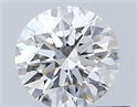 Natural Diamond 0.43 Carats, Round with Excellent Cut, G Color, VS1 Clarity and Certified by GIA