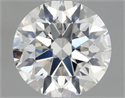 Natural Diamond 0.80 Carats, Round with Excellent Cut, F Color, SI1 Clarity and Certified by GIA