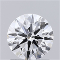 Lab Grown Diamond 0.89 Carats, Round with Ideal Cut, D Color, VS1 Clarity and Certified by IGI