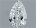 Natural Diamond 0.50 Carats, Pear with  Cut, F Color, SI1 Clarity and Certified by GIA