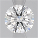 Diamante Natural 0.44 quilates, Redondo , Color H, claridad IF y certificado GIA