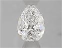 Natural Diamond 0.40 Carats, Pear with  Cut, D Color, VS2 Clarity and Certified by GIA
