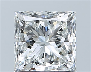 Picture of Natural Diamond 1.02 Carats, Princess with  Cut, G Color, VVS2 Clarity and Certified by GIA
