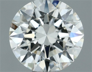 Picture of Natural Diamond 0.50 Carats, Round with Excellent Cut, H Color, VVS2 Clarity and Certified by IGI