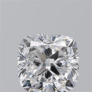 Picture of Natural Diamond 0.55 Carats, Cushion with  Cut, E Color, VVS1 Clarity and Certified by GIA