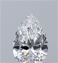 Diamante Natural 0.30 quilates, De pera , Color E, claridad VVS2 y certificado GIA