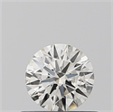 Natural Diamond 0.40 Carats, Round with Excellent Cut, I Color, SI1 Clarity and Certified by IGI