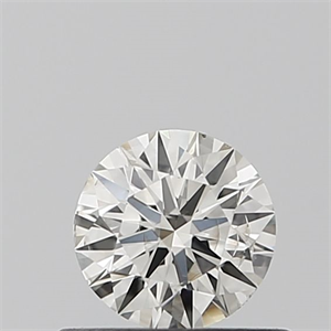 Picture of Natural Diamond 0.40 Carats, Round with Excellent Cut, I Color, SI1 Clarity and Certified by IGI