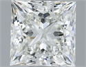 Natural Diamond 1.00 Carats, Princess with  Cut, H Color, VS1 Clarity and Certified by IGI
