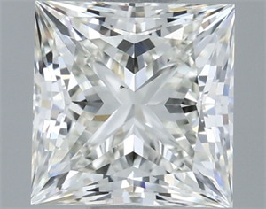Picture of Natural Diamond 1.00 Carats, Princess with  Cut, H Color, VS1 Clarity and Certified by IGI