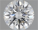 Lab Grown Diamond 4.15 Carats, Round with Ideal Cut, F Color, VS1 Clarity and Certified by IGI