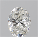 Natural Diamond 1.02 Carats, Oval with  Cut, I Color, VS2 Clarity and Certified by GIA
