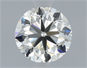 Natural Diamond 0.50 Carats, Round with Very Good Cut, J Color, VS1 Clarity and Certified by GIA