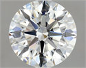 Diamante Natural 1.70 quilates, Redondo , Color I, claridad VVS1 y certificado GIA
