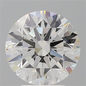 Picture of Lab Grown Diamond 3.52 Carats, Round with Ideal Cut, E Color, VS1 Clarity and Certified by IGI