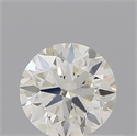 Natural Diamond 0.40 Carats, Round with Excellent Cut, I Color, VVS2 Clarity and Certified by IGI