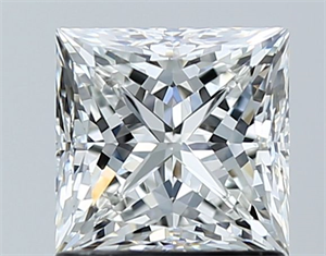 Picture of Natural Diamond 1.31 Carats, Princess with  Cut, G Color, VS1 Clarity and Certified by GIA