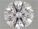 Lab Grown Diamond 2.94 Carats, Round with Excellent Cut, D Color, VVS1 Clarity and Certified by GIA