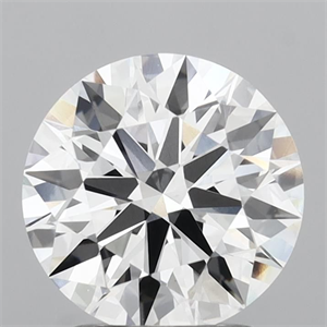 Picture of Lab Grown Diamond 1.50 Carats, Round with Ideal Cut, E Color, VVS2 Clarity and Certified by IGI