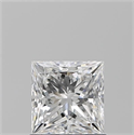Diamante Natural 0.91 quilates, Princesa , Color E, claridad VS1 y certificado GIA