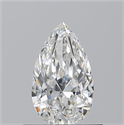 Natural Diamond 0.60 Carats, Pear with  Cut, F Color, VS1 Clarity and Certified by GIA