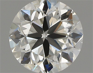 Picture of Natural Diamond 0.70 Carats, Round with Very Good Cut, I Color, VVS1 Clarity and Certified by GIA