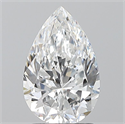 Natural Diamond 1.70 Carats, Pear with  Cut, E Color, VS2 Clarity and Certified by GIA