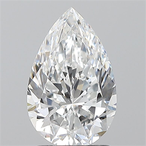 Picture of Natural Diamond 1.70 Carats, Pear with  Cut, E Color, VS2 Clarity and Certified by GIA